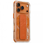Skinarma Helio iPhone 17 Pro etui magnetilise laadimise ja hoidiku standiga, oran