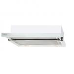 CATA | Hood | TF 2003 600 GWH | Telescopic | Energy efficiency class C | Width 60 cm | 390 m/h | Mechanical control | LED | White Glass