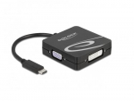 Delock USB Type-C adapter VGA, DVI, HDMI jaoks
