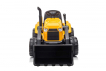 Lean Cars Battery Tractor With Trailer S617 Yellow