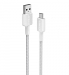 Anker A81H5G21 USB kaabel 0,9 m USB A USB-C valge