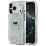 Karl Lagerfeld IML Karl Head Logo Magnetkarbi iPhone'ile 17 Pro, hall