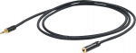 Proel 3,5 mm stereo -naissoost kuni 3,5 mm stereo -krvaklappide pesa, 5 m, must (PRCHLP180LU5)