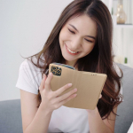 SMART CASE Book for SAMSUNG A06 gold