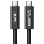 USB-C kuni USB-C kaabel Hoco USB4 40Gbps/8K60Hz 5A 240W 1m US15 must