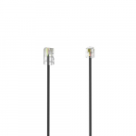 Hama Telefonikaabel 3 m, must