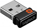 LOGITECH Unifying USB Receiver, Black