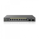 ENGENIUS 8-port GbE PoE.af/at(+) 55W, 2xSFP tlauale ja seinakinnitusele meldud lliti