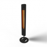 Mill | Outdoor Heater | OH2000ULGPFLOOR | Patio heater | 2000 W | Black | IP65