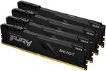 KINGSTON Fury Beast Black 4x16GB DDR4 3600MHz DIMM KF436C18BBK4/64
