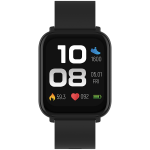 CANYON Easy SW-54, Smartwatch,1.7" IPS Full Touch 240X280,IP68 waterproof, PIXART PAR2860QN, 32K /512K/64M,Multisport mode,heart rate,200mAh battery, Bluetooth BT5.3, compatibility with iOS and android, Black, host: 43.4 *35.8 * 9.8mm strap:248*20mm,35g