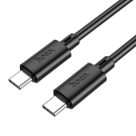 Hoco 3A 60W 2 m X88 must USB-C USB-C kaabel