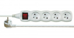 Emos 1902140500 power distribution unit (PDU) 4 AC outlet(s) White