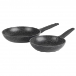 Russell Hobbs RH00490MOB 20 AND amp;24CM MARBLE FRYPAN - BLACK
