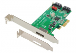 Dawicontrol PCI kaart PCI-e DC-610e RAID 2 kanalit SATA 6G Blis