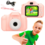 Extralink Kids Camera H20 Pink | Kaamera | 1080P 30fps, 2.0" ekraan