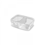 Curver Ristklikukujuline toiduainete silitamise konteiner koos vaheseinaga 3,3L Snap Box lbipaistev