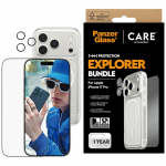 PanzerGlass CARE kaitsekomplekt Flagship Explorer 3in1 Karbi+Ekraanikaitsme+Objektiiv iPhone 17 Pro jaoks