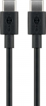 Goobay USB kabel USB 2.0 2 m USB C Must```