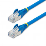 StarTech.com 1 m CAT6a Etherneti kaabel - sinine - madala suitsupere ja halogeenivaba (LSZH) - 10GbE 500MHz 100W PoE++ snagless RJ-45 koormusest vabastusega S/FTP vrgu lsikaabel