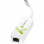 Techly USB 3.1 Tp C RJ45 10/100/1000 Adapter, valge