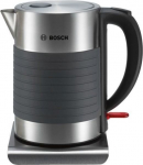 Bosch TWK7S05 electric kettle 1.7 L 2200 W Black Grey