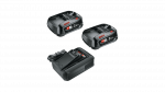 Bosch Starter Set 18V 2x2.5Ah , AL18V-44