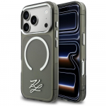 Karl Lagerfeld Etui IML KL Script Logo MagSafe iPhone 17 Pro jaoks must