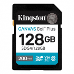 Kingston | Canvas Go! Plus | 128 GB | SD | Flash memory class Class 10, UHS-I, U3, V30