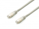 Equip Patchkabel Cat6A 10tk S/FTP 2xRJ45 0,25m harilik Plat