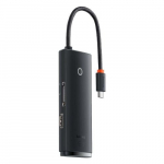 Baseus WKQX050001 HUB Lite Series 5in1 Multifunctional / Type-C to 2x USB 3.0 / Type-C / HDMI 1.4 / SD/TF