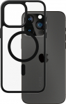 PanzerGlass CARE by Urban Combat MagSafe kaitsekott, Apple iPhone 15 Pro Max, lbipaistev / must (1428)