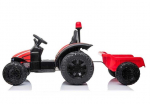 Lean Cars Tractor HZB-200 with Trailer Red