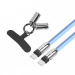 TB 2in1 USB C kaabel 1m sinine