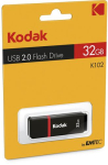 Kodak K100 32GB USB-mlupulk USB Type-A 2.0 Must, Punane