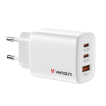 Verbatim Vrgulaadija Essentials GaN 65W valge 32353