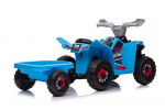 Lean Cars XMX630T Blue Battery Quad Bike With Trailer