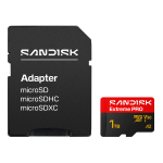 SANDISK MicroSD Extreme Pro 1TB 250/170MB/s C10 UHS U3 V30 A1 adapter