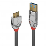 Lindy 36657 USB 3.2 Type A to Micro-B Cable 5Gbps Cromo Line 1m