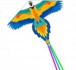 LEAN Toys Mega Large Kite Bird Long Tail Colorful