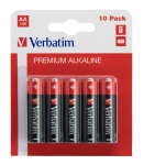 Verbatim ALKALINE BATTERY AA 10 PACK BLISTER AA Alkaline