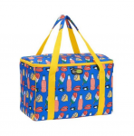 Thermal bag Evo Square assorted, green|red|blue with decoration