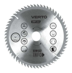 VERTO ringsae tera 350x30mm 40Z 61H142
