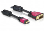 Delock HDMI - DVI kaabel 3.0m mees/mees 3 m DVI-D