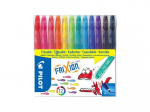 Pilot FriXion Colors viltpliiats Keskmine Must, Sinine, Tsaan, Roheline, Hele tsaan, Hele roheline, Oran, Roosa, Punane, Violetne, Kollane 12 tk