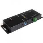 StarTech.com 4-portiline USB 3.0 hub - 5Gbps - Metallist tstuslik USB-A hub - Seinale vi lauale kinnitatav USB andmehub - TAA-vastav USB-laotusub