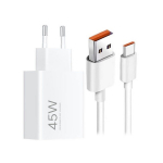 Xiaomi MDY-17-EF 45W laadimislekt + 3A USB-C kaabel 1m (OEM)