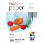 ColorWay 190 g/m | A4 | Mati foto paber