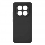 Obal:Me Matte TPU kaitsembris Xiaomi Redmi Note 14 Pro 5G/Poco X7 5G jaoks / must