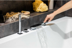 Ravak CR 025.00CR Four-Hole Bathtub Waterfall Tap with Set Chrome